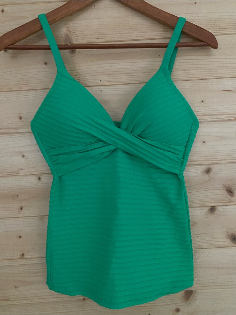 Freshwater Green Tankini Top Sz Small NWOT Padded Swimwear Beach Pool Summertime